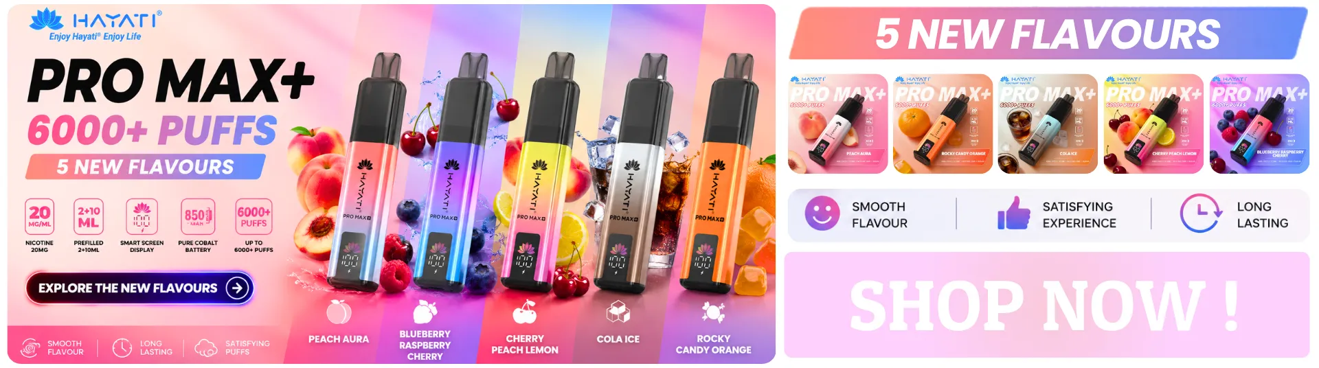 Hayati Pro Max Plus Prefilled Pod Kit – Mix & Match Any 2 for Just £15