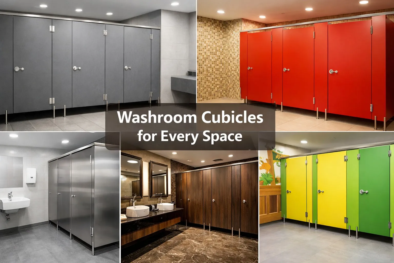Installing Modern Toilet Cubicles in Commercial Buildings