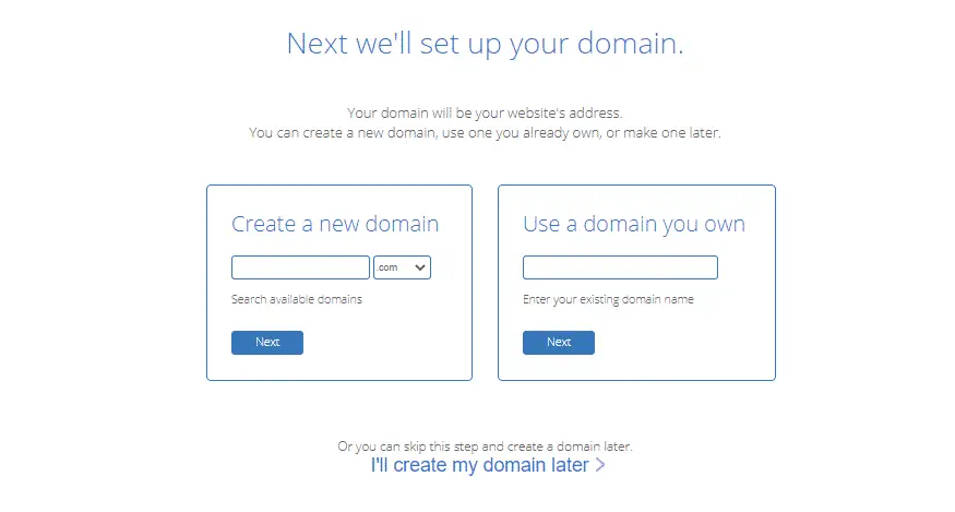 setting up a domain name