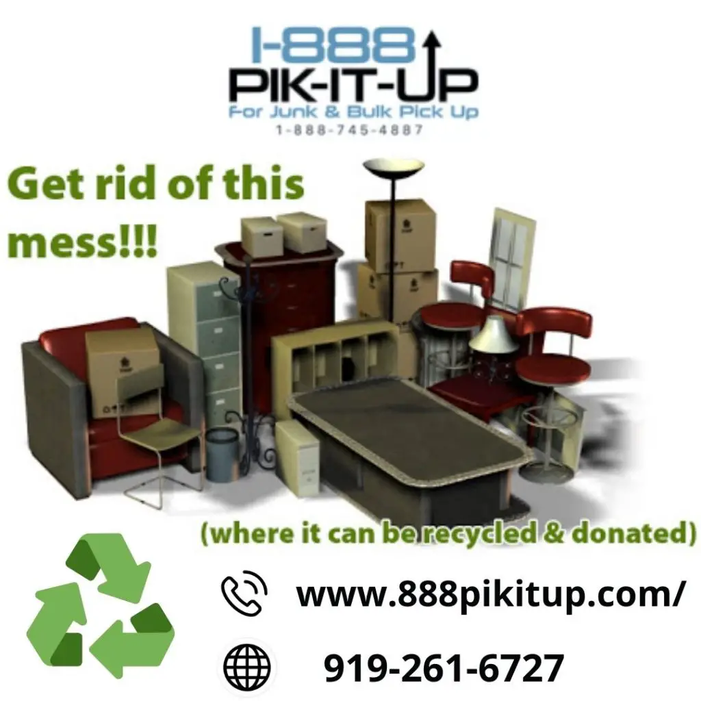 1-888-pik-it-up provides junk removal and junk pickup services in best prices.