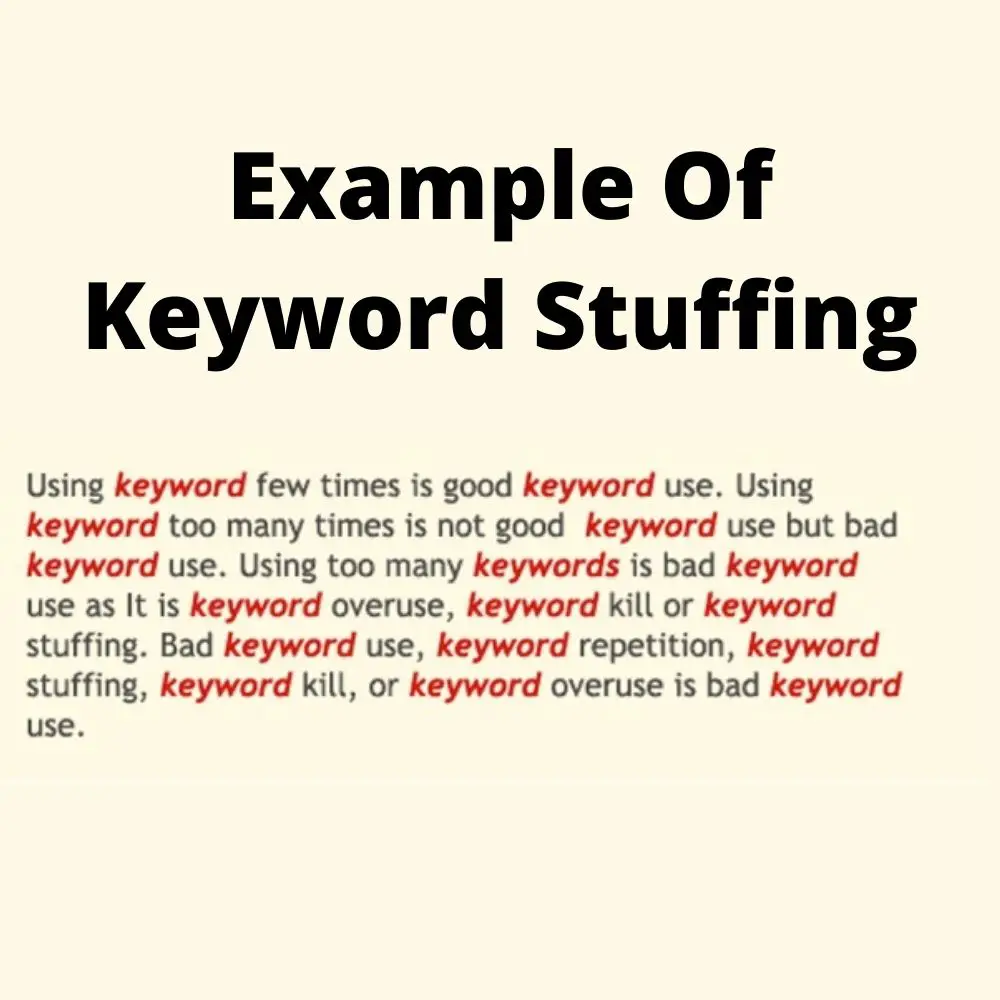 Keyword Stuffing - Leading Edge Info Solutions