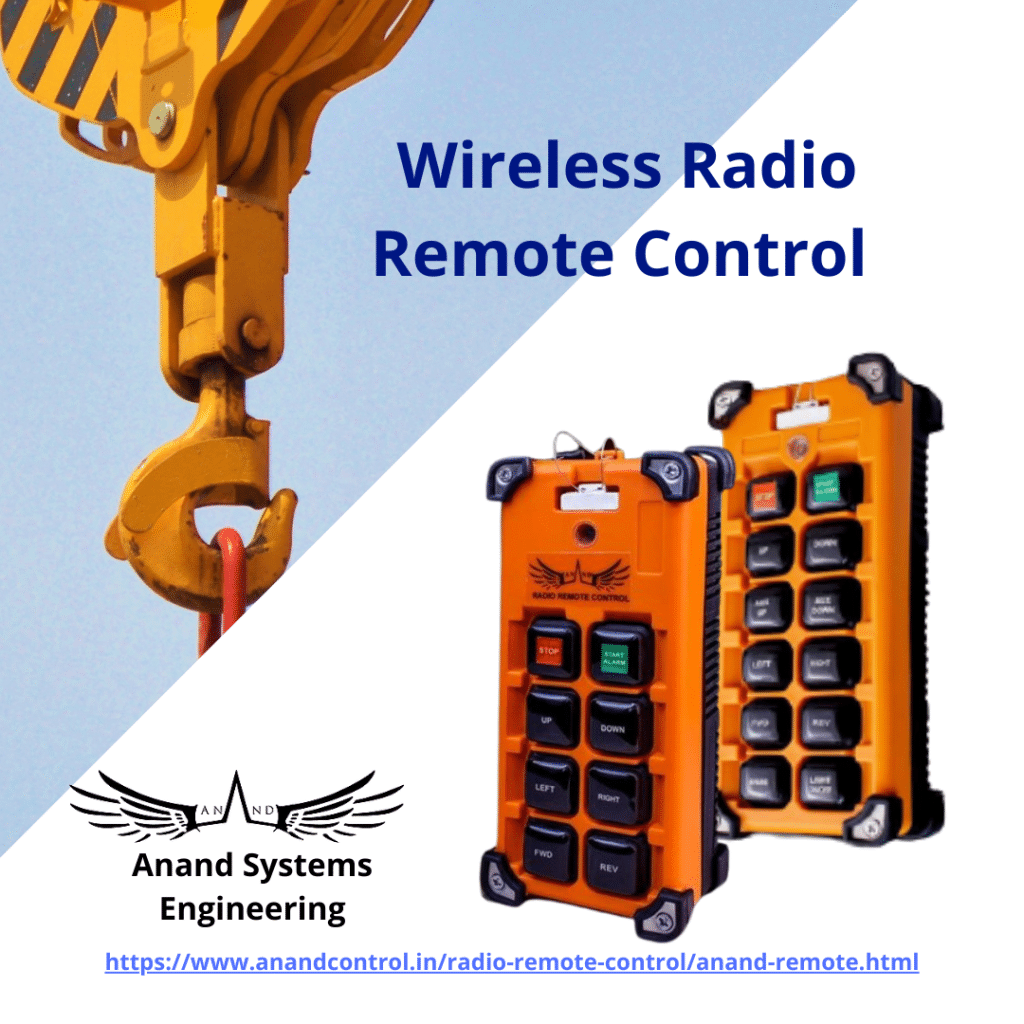 Why choose wireless remote control for overhead crane - Anand Systems Engineering Private Limited