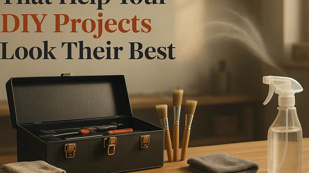 Cleaning Tips That Help Your DIY Projects Look Their Best
