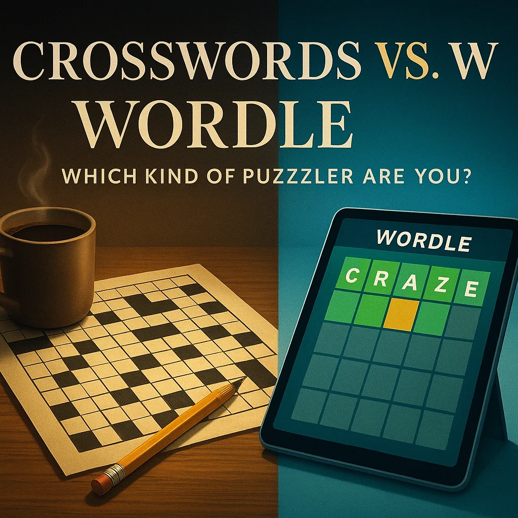 Crosswords vs. Wordle: which kind of puzzler are you?