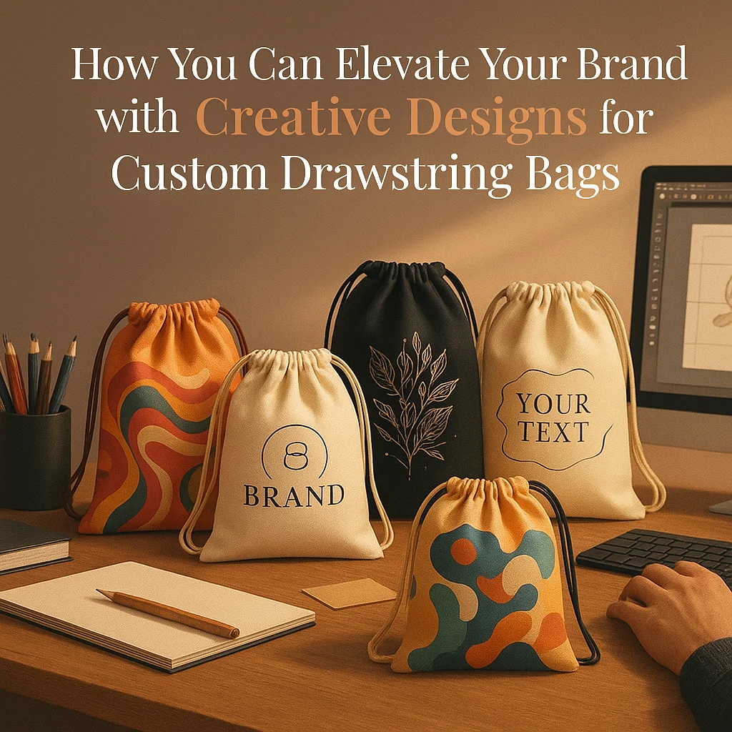 How You Can Elevate Your Brand with Creative Designs for Custom Drawstring Bags