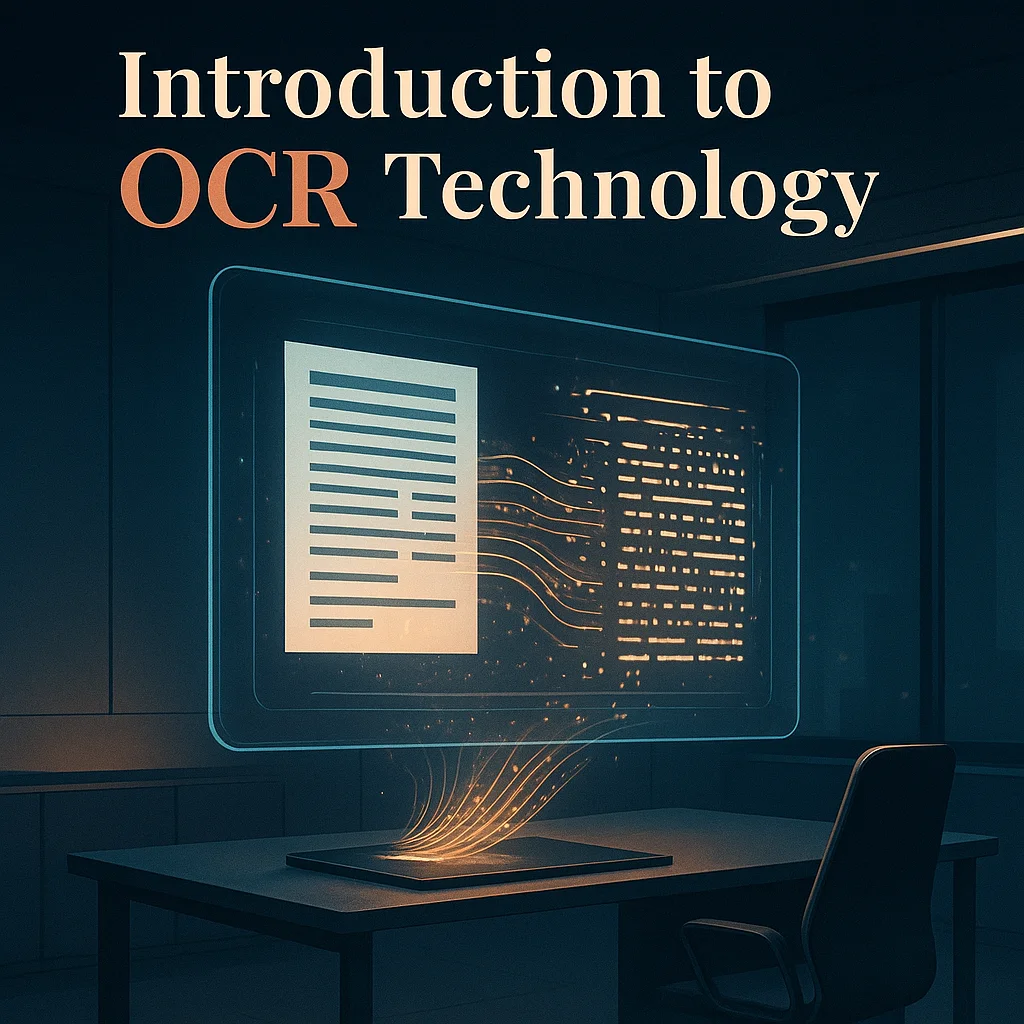 Introduction to OCR technology