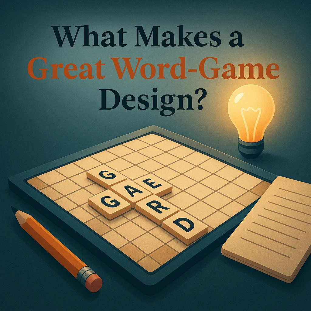 What makes a great word-game design? Notes after a year of writing about them