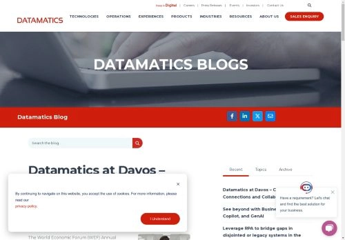 DATAMATICS BLOGS