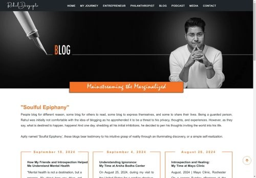 Rahul Dasgupta Blogs