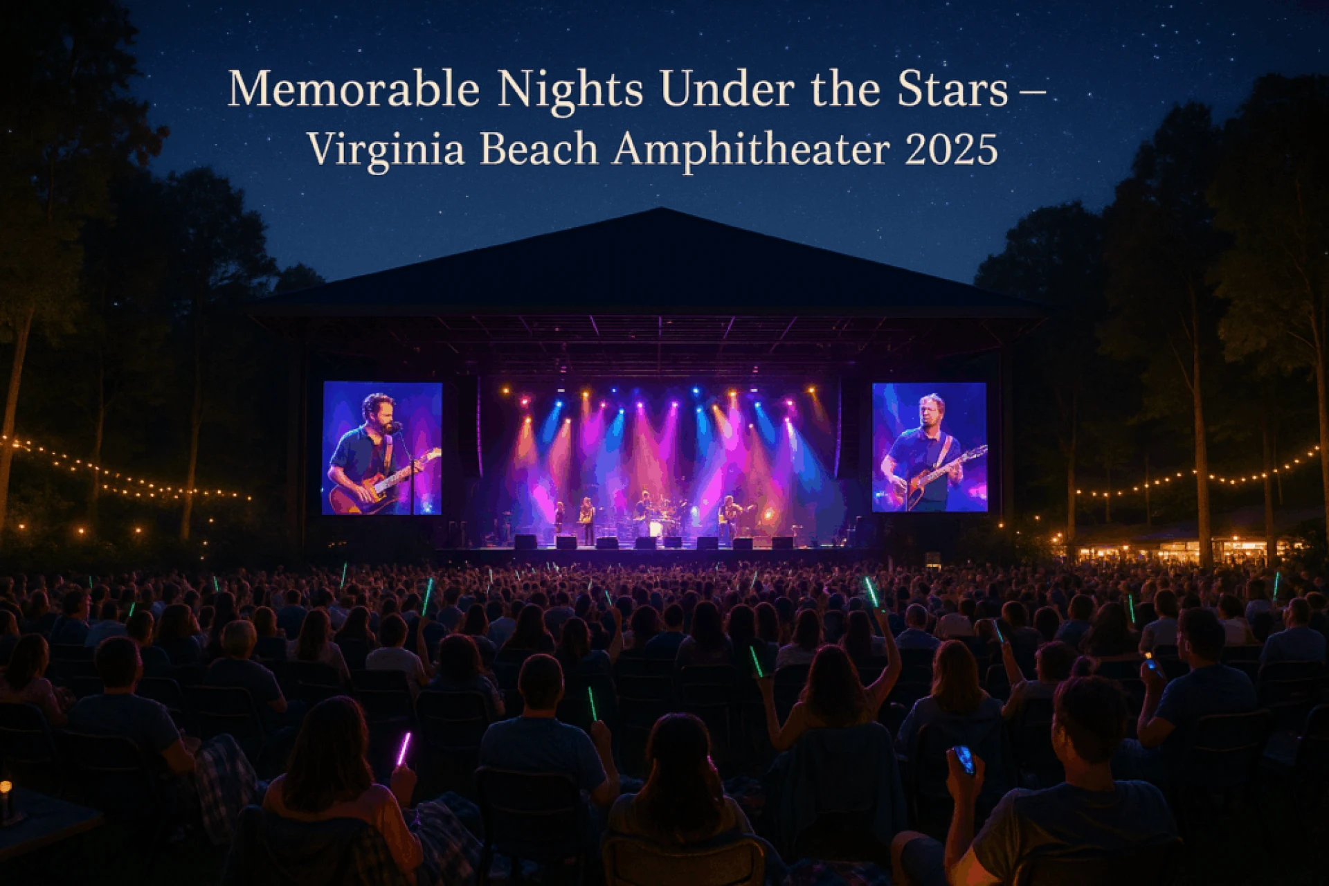 Memorable Nights Under the Stars at Virginia Beach Amphitheater
