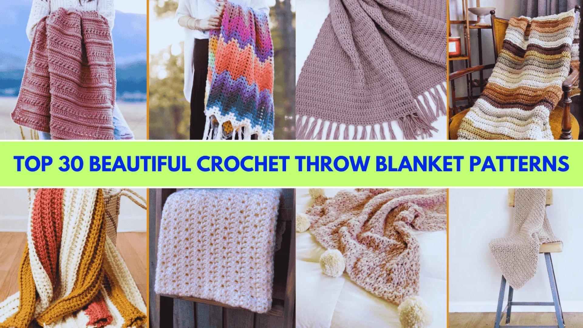 Crochet Throw Blanket – Easy & Beautiful Handmade Blanket