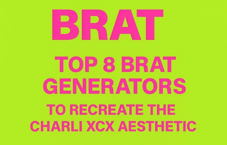 Top 8 Brat Generators to Recreate the Charli XCX Aesthetic