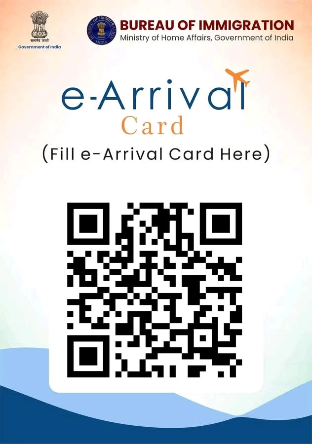 New e-Arrival Card Required for Non-Indian Nationals Flying to India