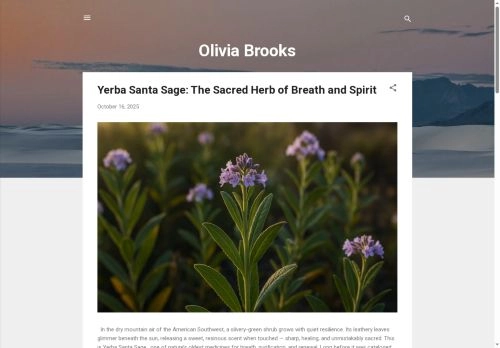 Olivia Brooks Prepping Blog