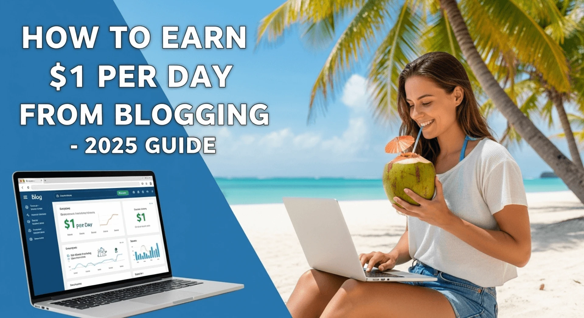 How to Earn $1 Per Day from Blogging (AdSense + Alternatives 2025)