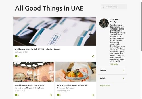 All Good Things in UAE