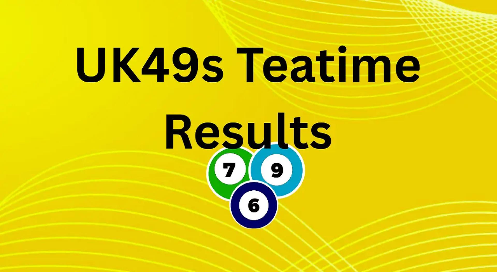 Uk49s Teatime Results Monday 29 December 2025