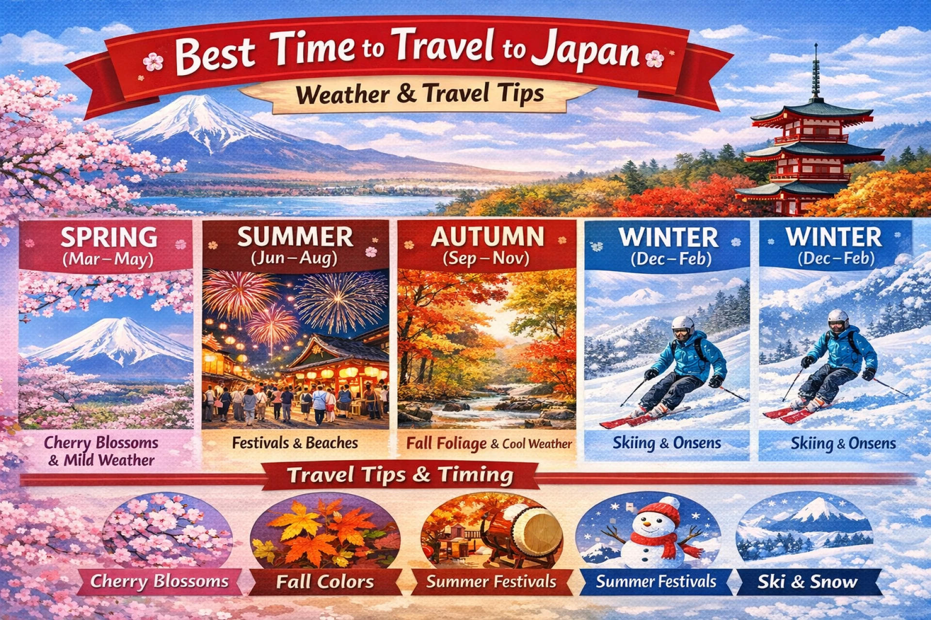 Best Time to Travel to Japan – Weather & Travel Tips Guide