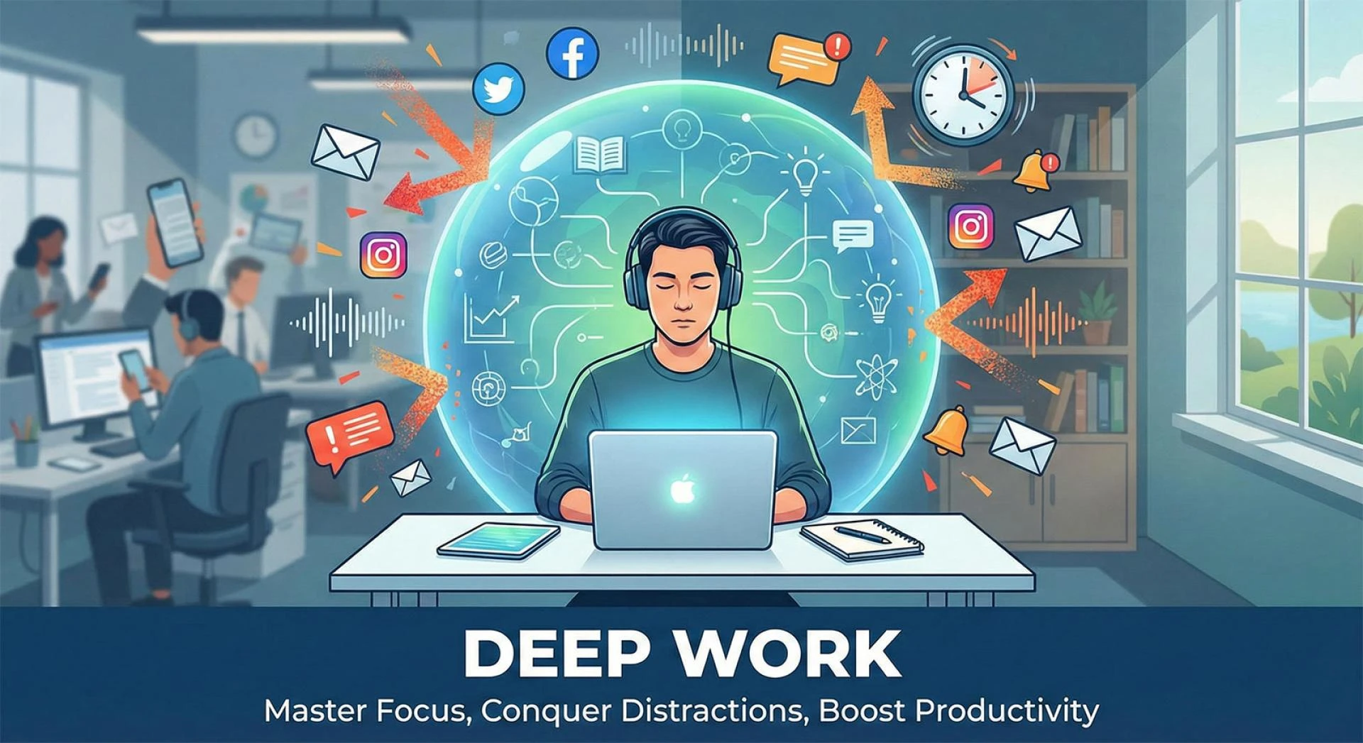 Deep Work: Master Focus, Conquer Distractions, Boost Productivity