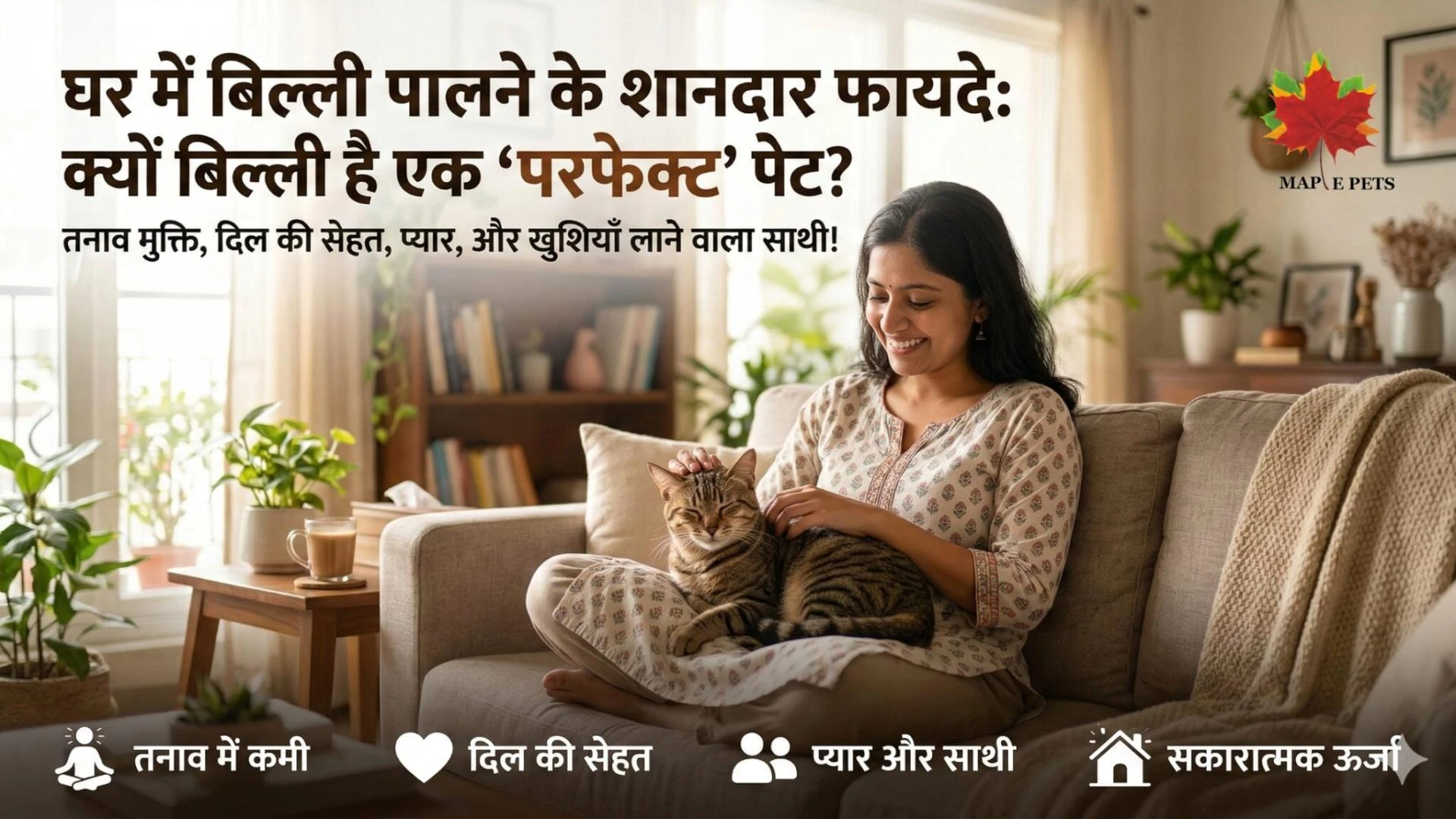 घर में बिल्ली पालने के शानदार फायदे: क्यों बिल्ली है एक ‘परफेक्ट’ पेट?