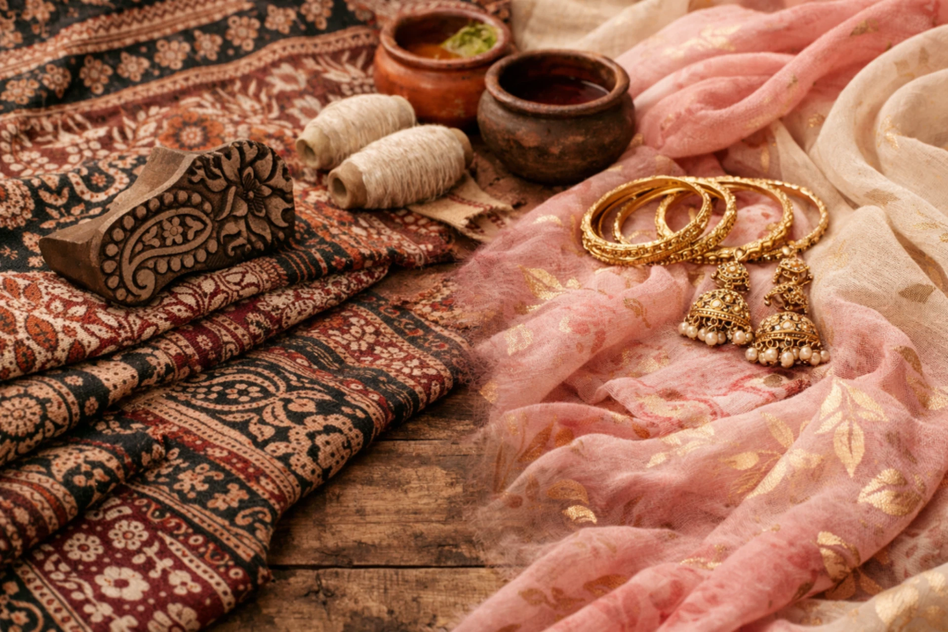 The Beauty of Sanskruti Bagru Cotton & Georgette Fabrics