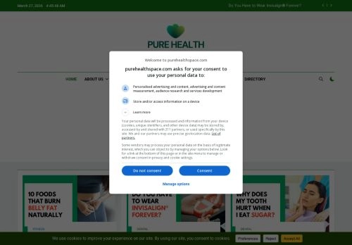 Pure Health Space screenshot