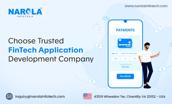Choose Trusted FinTech Application Development Company | Narola Infotech