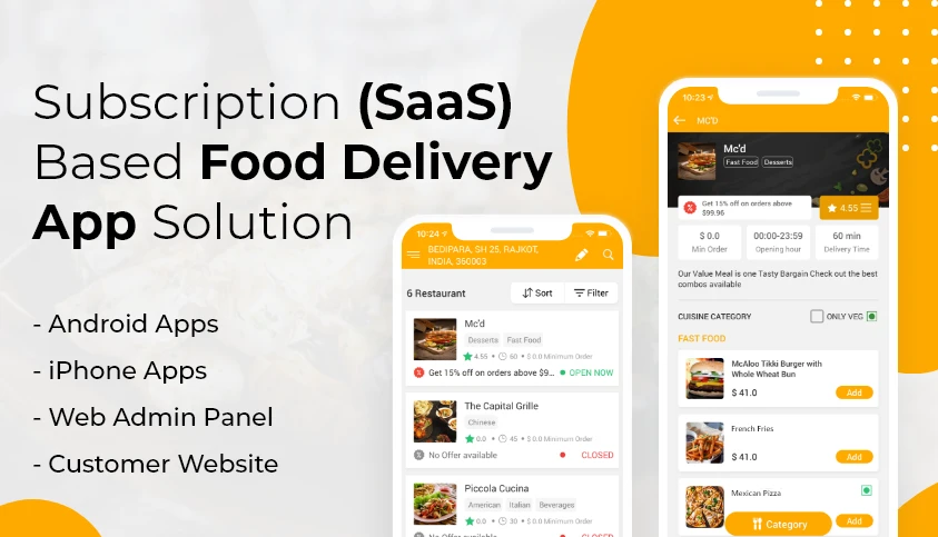 Subscription-Based Food Delivery App Solution