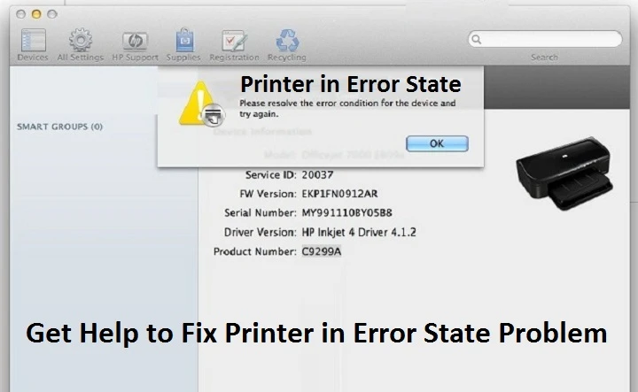 How to Resolve HP Printer in Error State Issue?