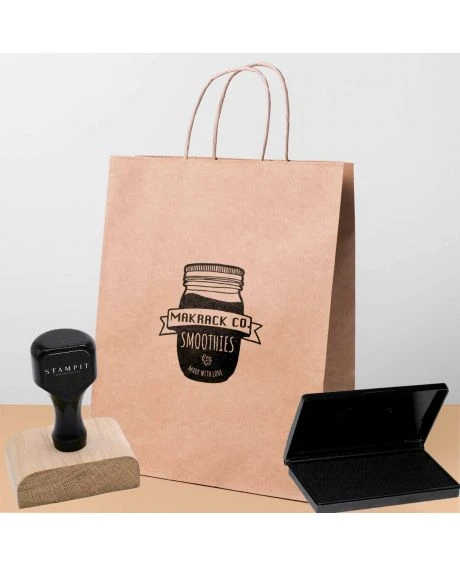 : Customize White Paper Bags Wholesale | Personalize Bags With Handle