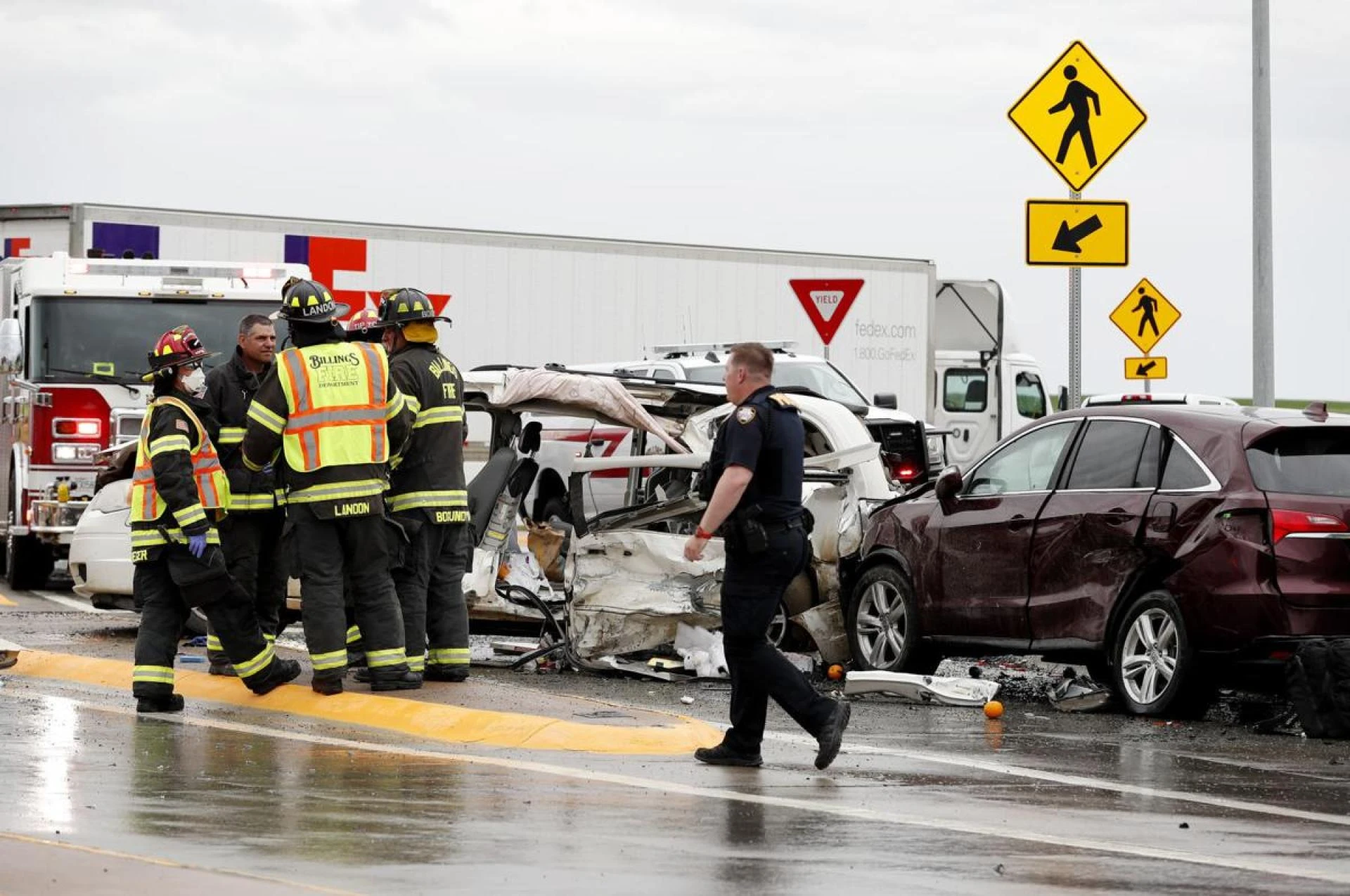 Car crash injuries in California.