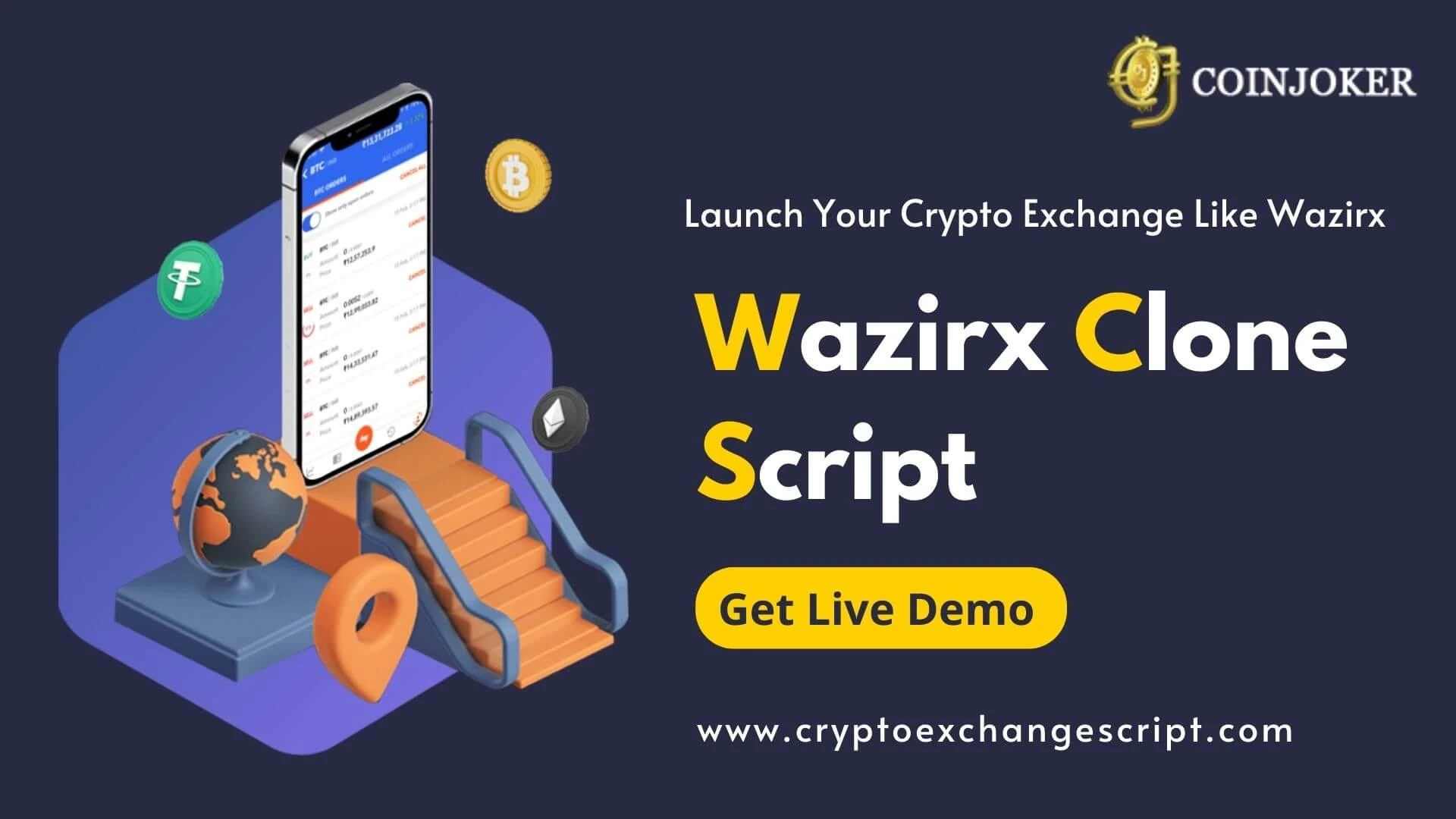 Wazirx Clone Script — The Great &amp; Easy Way to Launch your Own Crypto Exchange