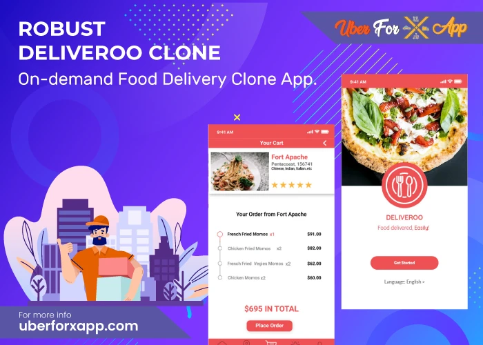Deliveroo Clone | Deliveroo Like app Development | Deliveroo like app for food delivery