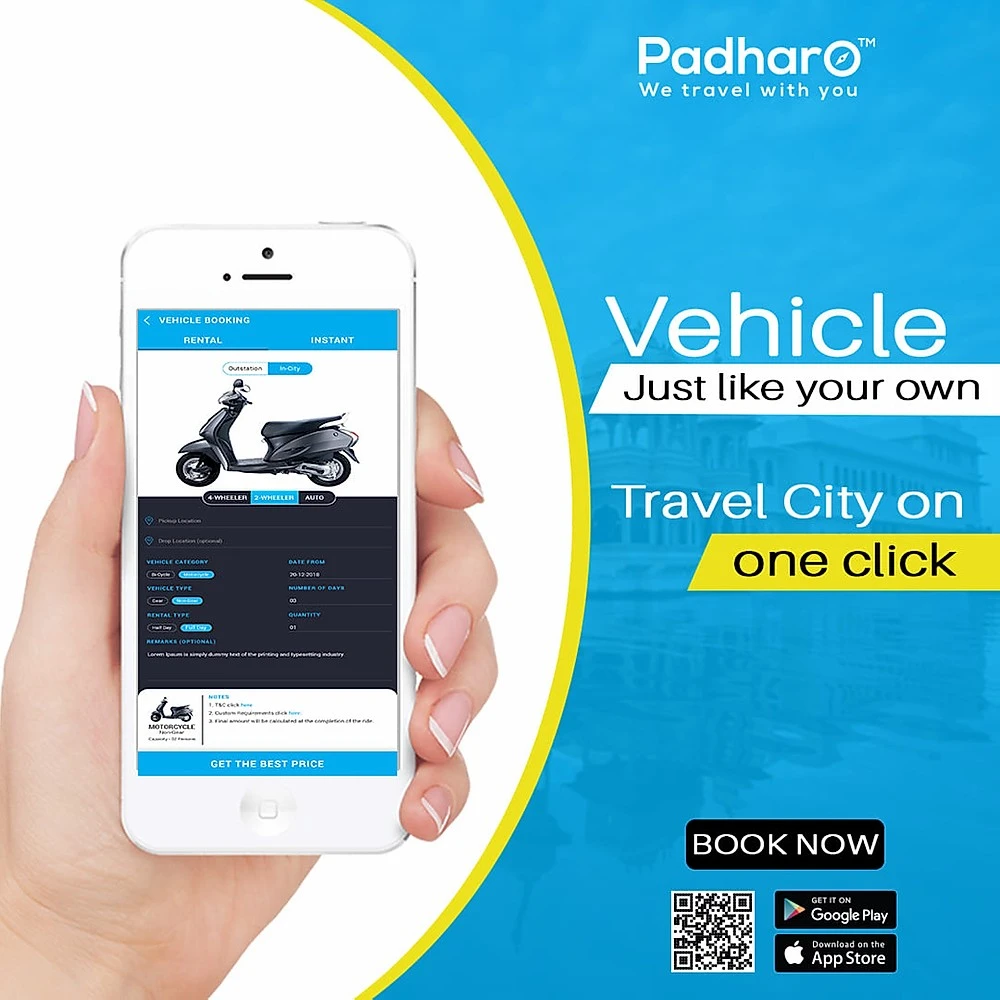 How about a vehicle rental service across Rajasthan?