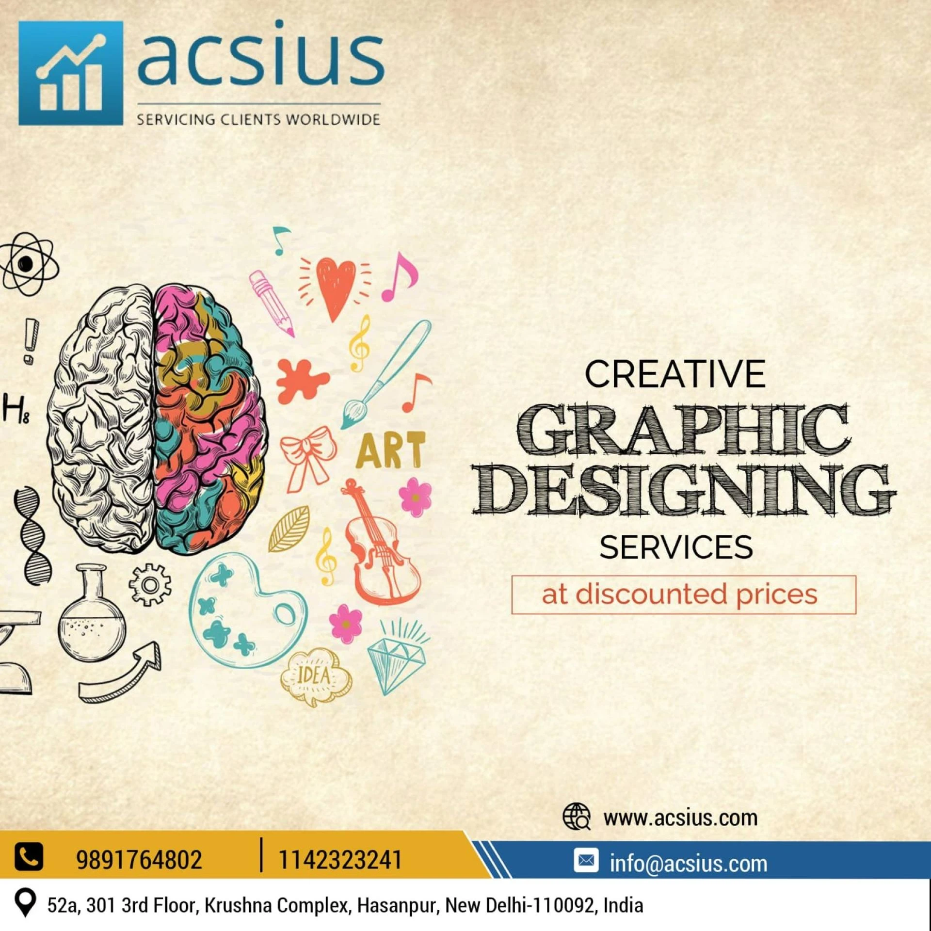 Our Graphic Design Services For An Awesome Look