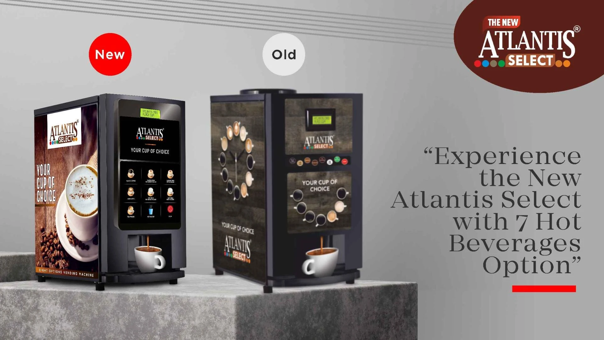 Revolutionizing Office Coffee: The New Atlantis Select Dispenses 8 Hot Beverages!