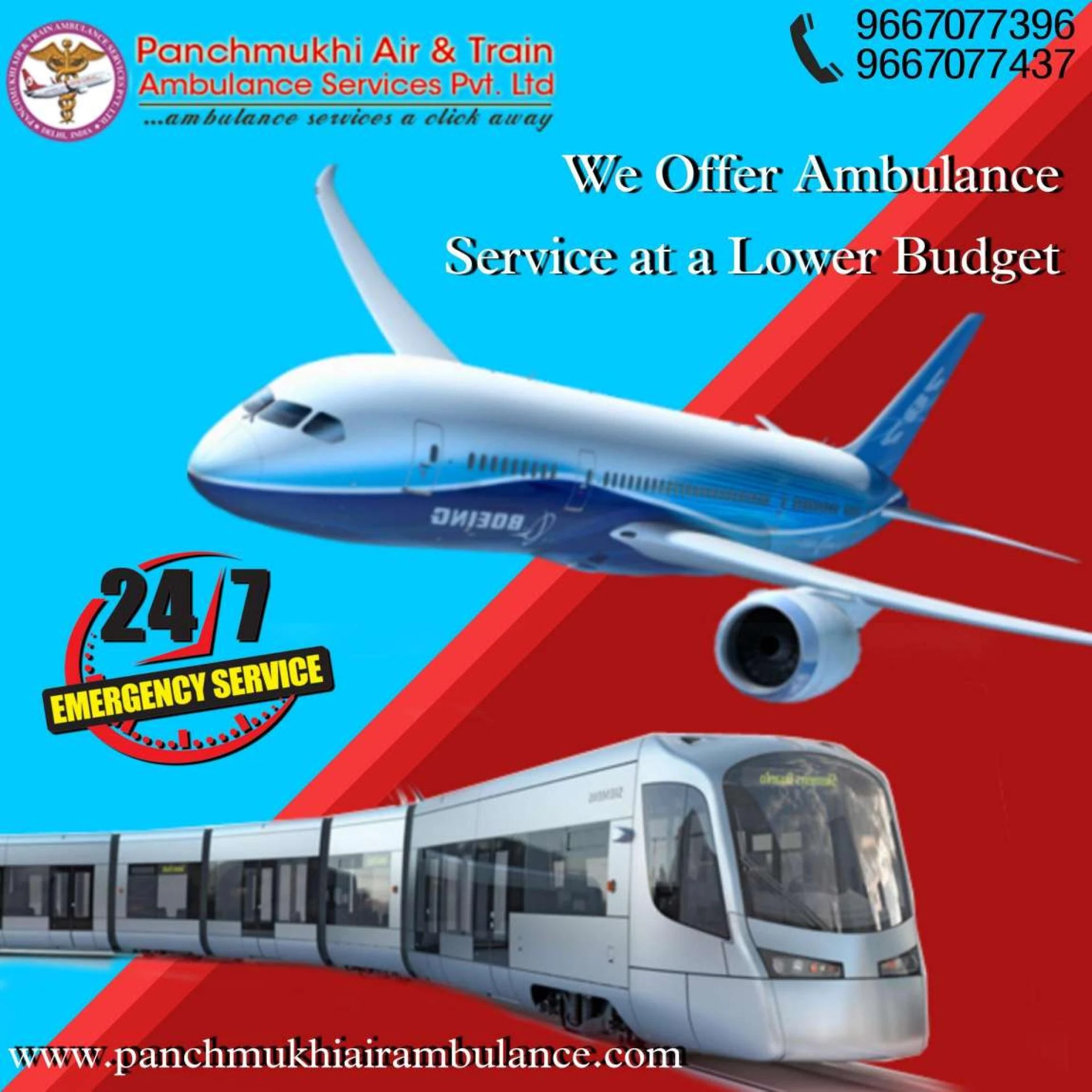 Experience Safety and Comfort with Panchmukhi Air Ambulance Service in Raipur