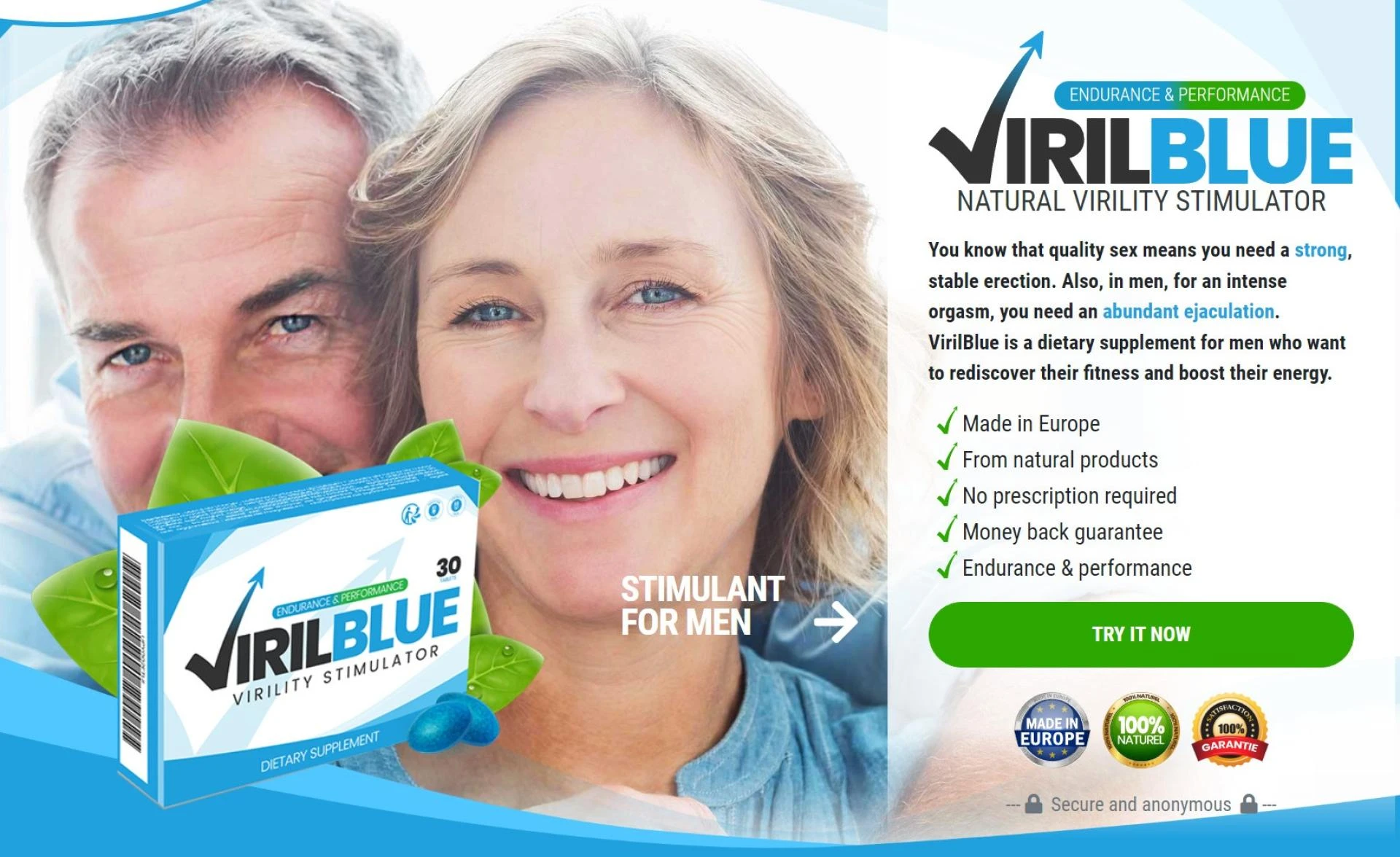 VirilBlue Male Enhancement Composants: ça marche ?