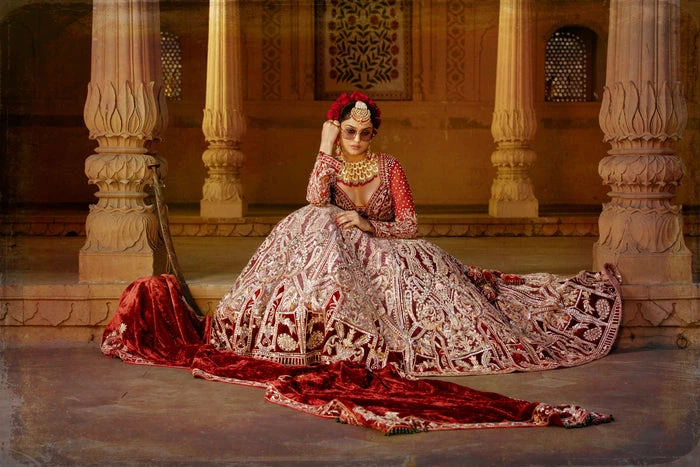Unveiling the Enigmatic Beauty of the Indian Bridal Lehenga: A Tale from Fermont, CA, USA