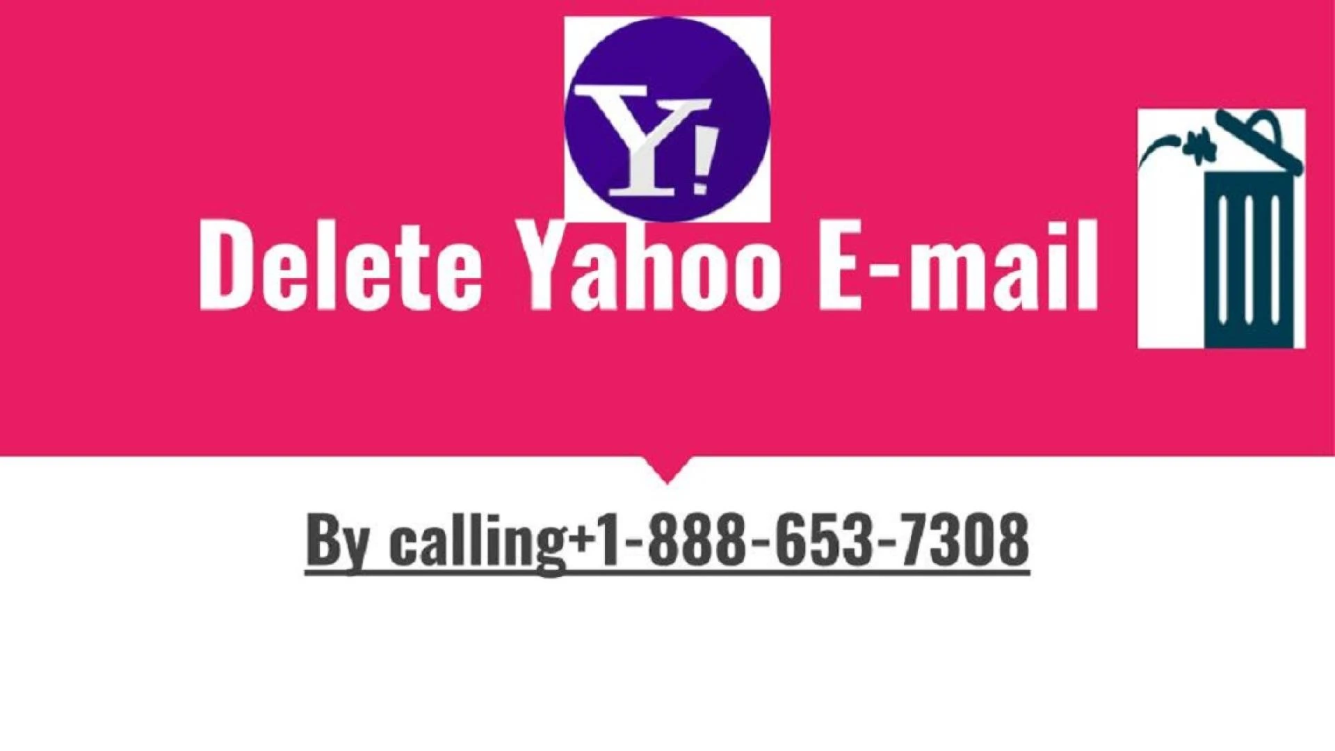Delete Yahoo account permanently link