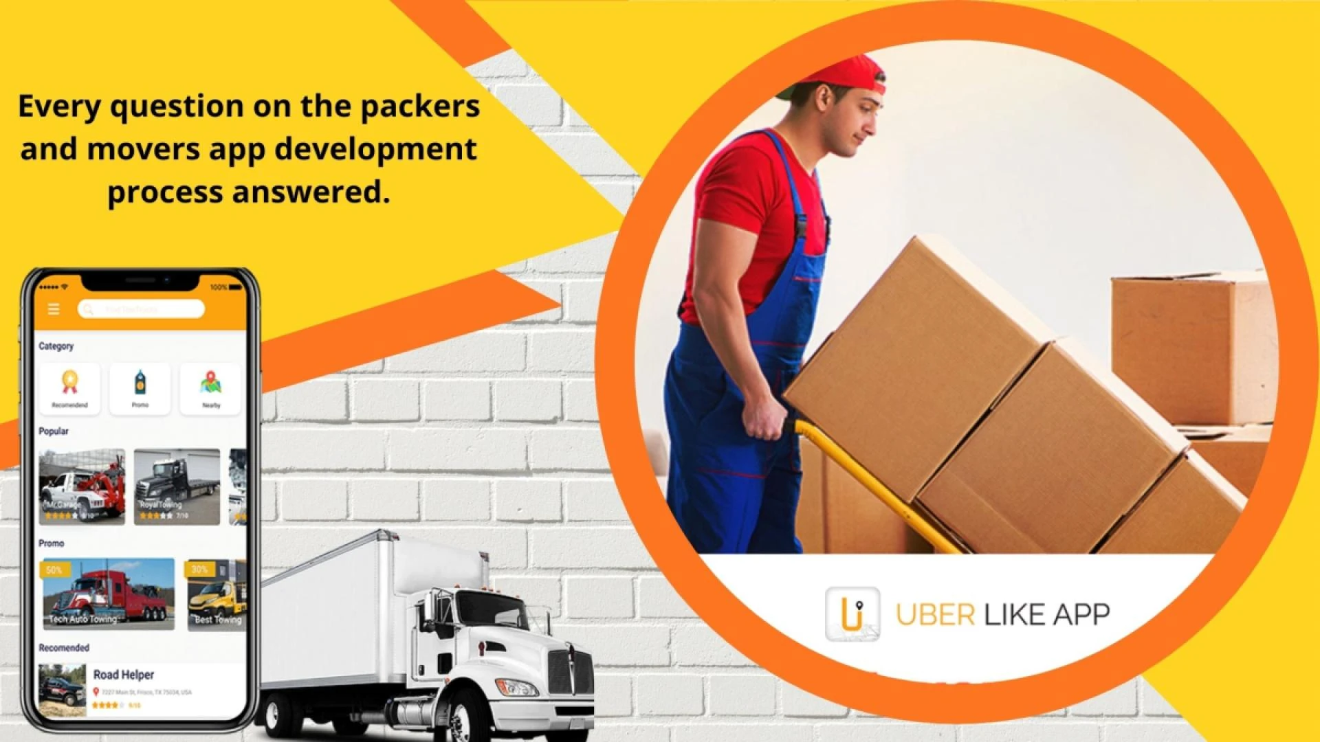 Empower your business with potent on-demand packers and movers app.