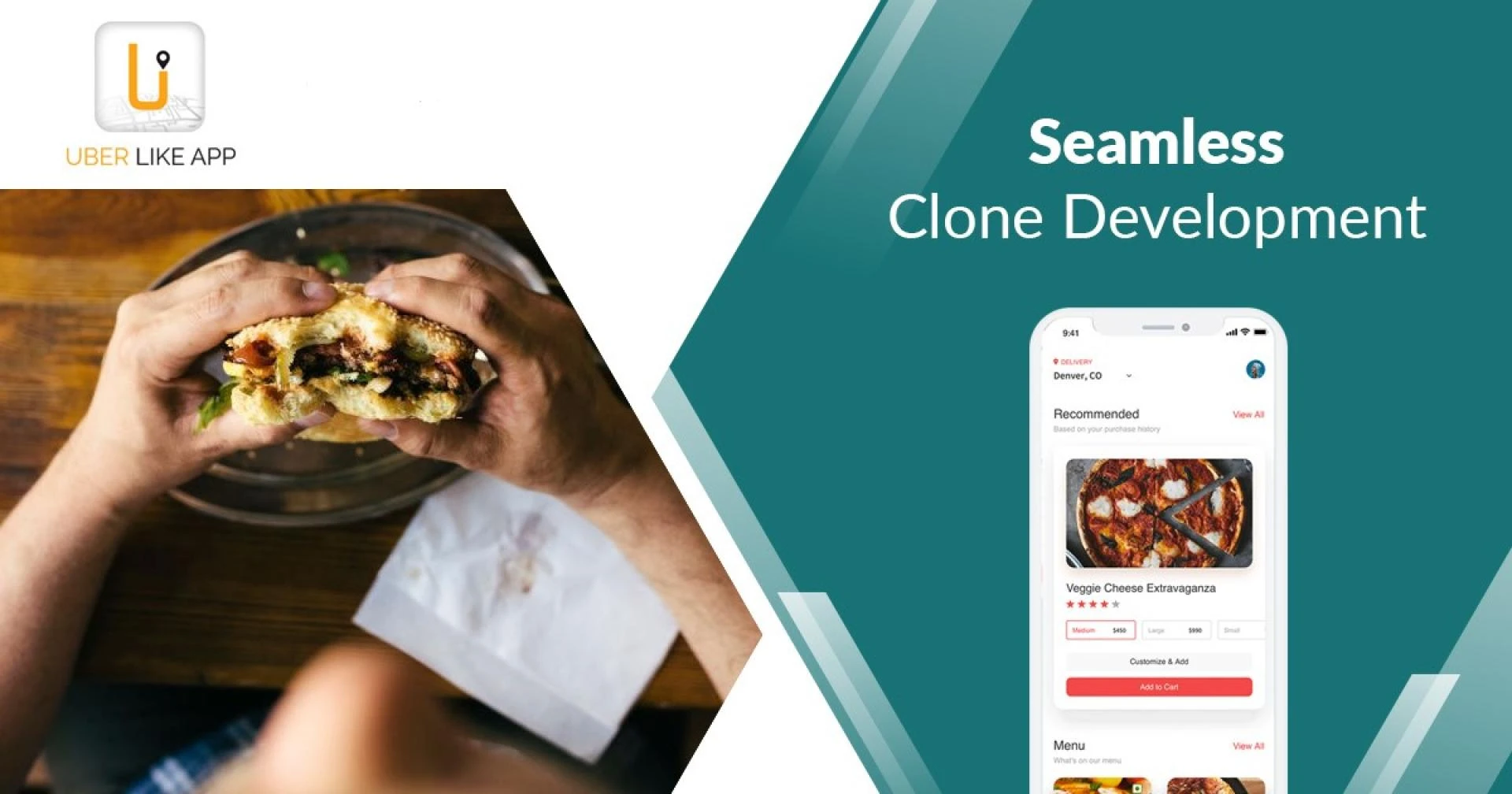 Set up your food delivery business with a Seamless clone app