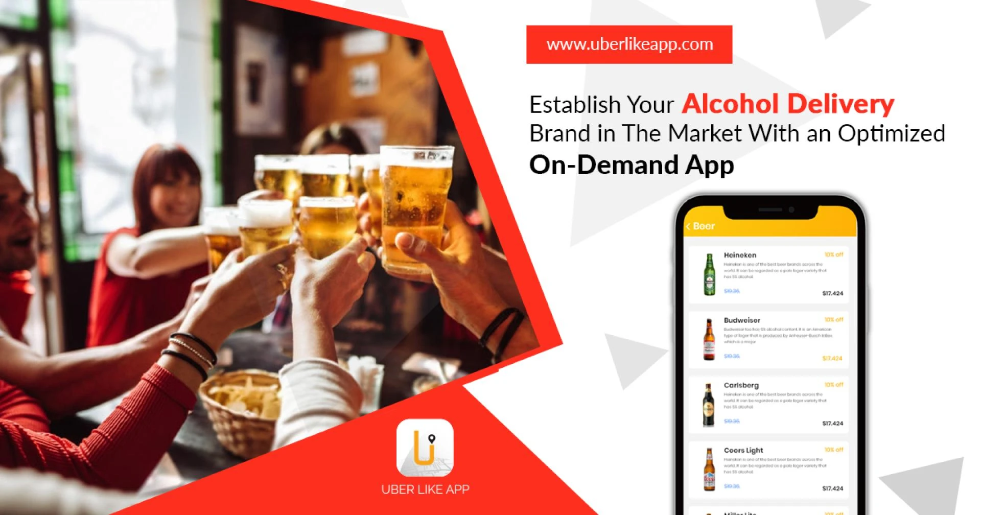 Establish your alcohol delivery business in the market with an optimized on-demand app