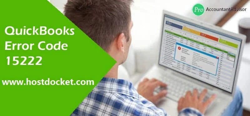 How to solve QuickBooks Error Code 15222?