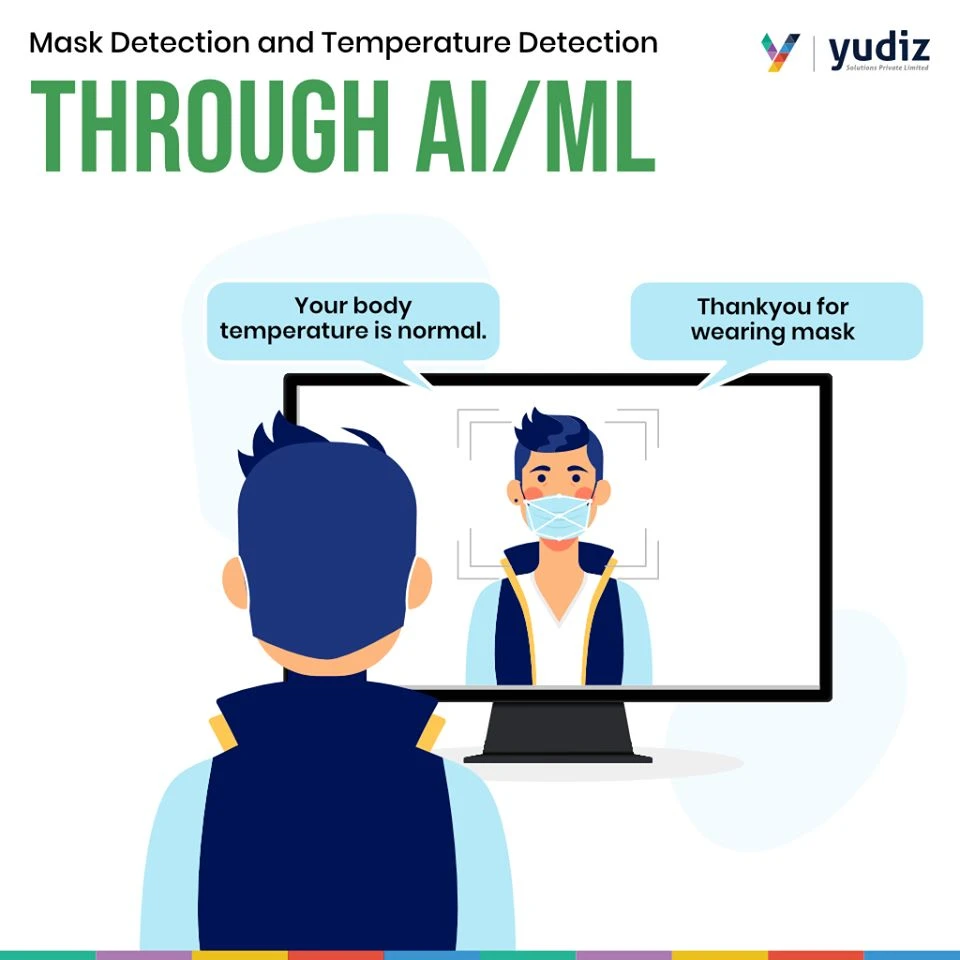 Mask Detection &amp; Temperature Detection Trough AI/ML With Yudiz Solutions
