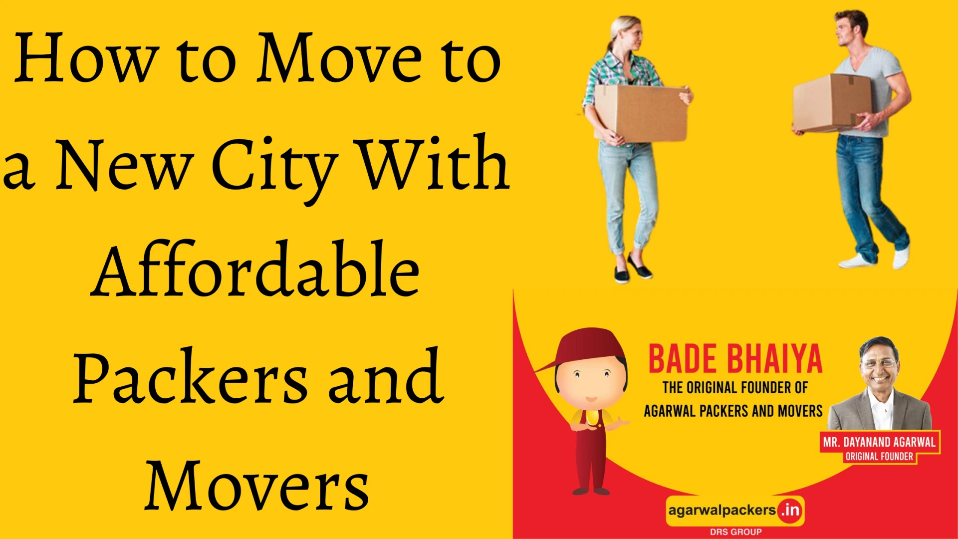 How to Move to a New City With Affordable Packers and Movers