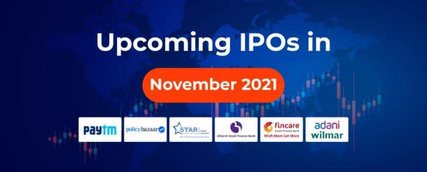 List of Upcoming IPOs in November 2021