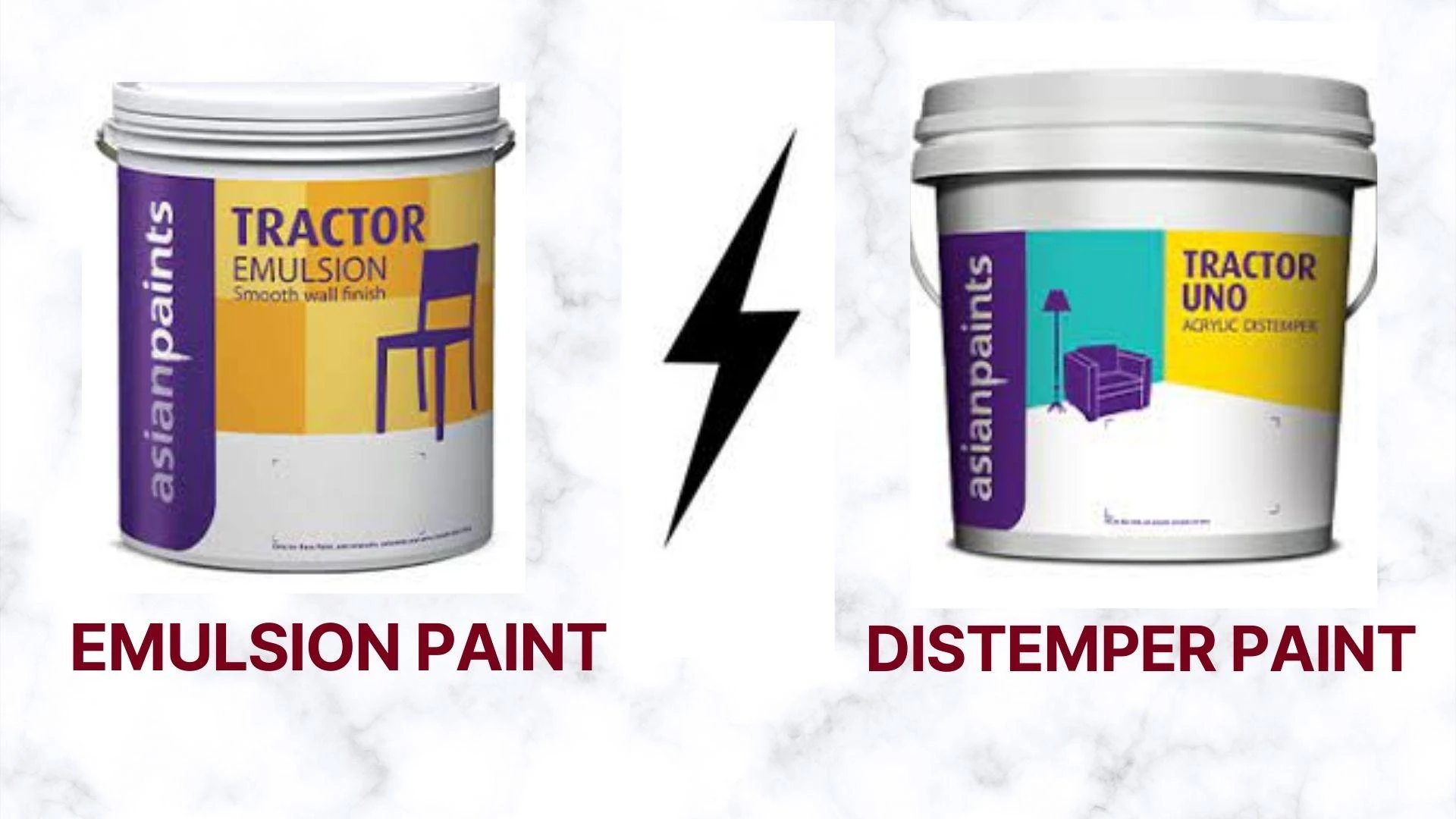 Difference Between Emulsion Paints And Distemper Paints