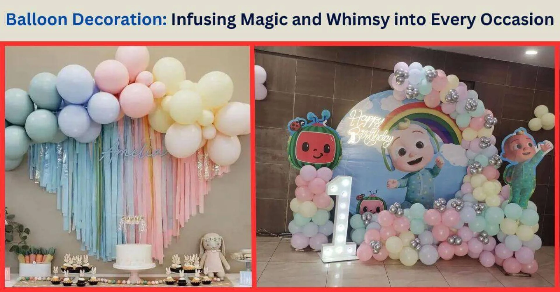 Balloon Decoration: Infusing Magic and Whimsy into Every Occasion