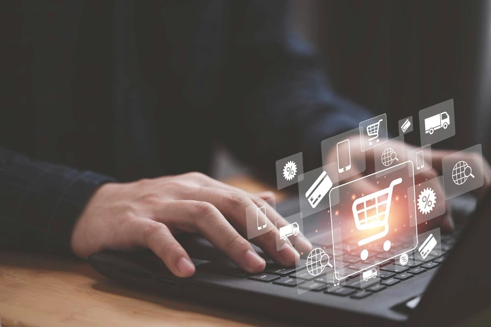 What is the first step in e-commerce website design?
